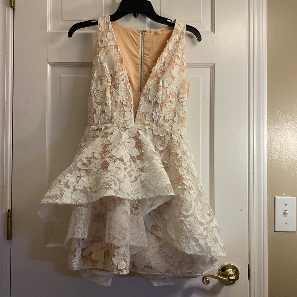 White lace dress